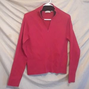 Red Polo sweater
